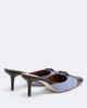 Staud Staud Faye leather-trimmed suede mules - 4