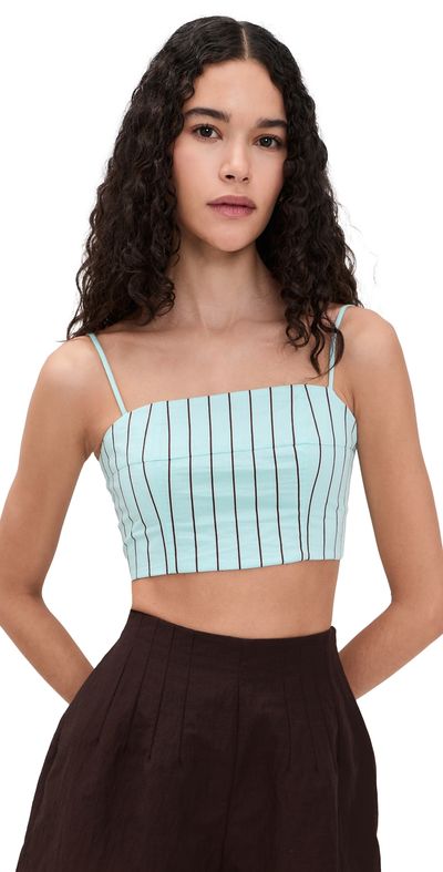 STAUD STAUD Federico Tank Pool Stripe