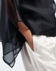 Staud Staud Fia draped silk organza top - 4