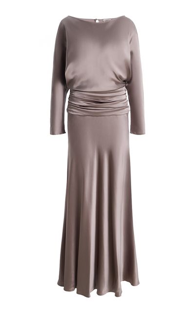 STAUD STAUD Freda SilkBlend Maxi Dress