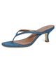 STAUD STAUD Freja Denim Kitten Heel Sandals Denim - 1