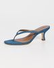 STAUD STAUD Freja Denim Kitten Heel Sandals Denim - 2