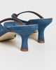 STAUD STAUD Freja Denim Kitten Heel Sandals Denim - 4
