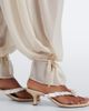 Staud Staud Freja embellished leather thong sandals - 2