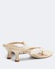 Staud Staud Freja embellished leather thong sandals - 3