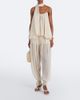 Staud Staud Freja embellished leather thong sandals - 4