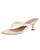 STAUD STAUD Freja Kitten Heel Sandals Cream - 1