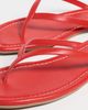 STAUD STAUD Freja Thong Sandals Red Rose - 6