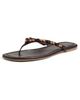 STAUD STAUD Freja Thong Sandals Wood Beads - 1