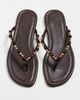 STAUD STAUD Freja Thong Sandals Wood Beads - 2