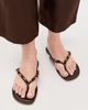 STAUD STAUD Freja Thong Sandals Wood Beads - 3