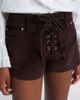 Staud Staud Geo suede shorts - 3