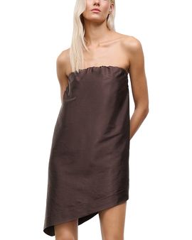 STAUD - Hazel Dress Mahogany M