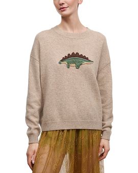 Staud Staud Giada Wool Blend Oversized Crewneck Sweater