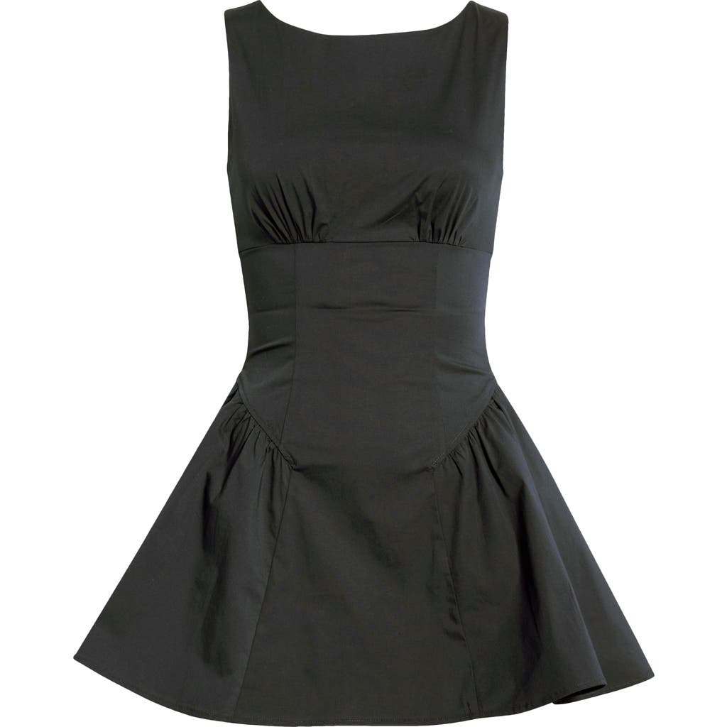 STAUD STAUD Gwen Flare Minidress