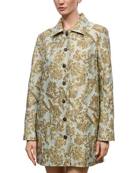 Staud Staud Halton Metallic Printed Jacket