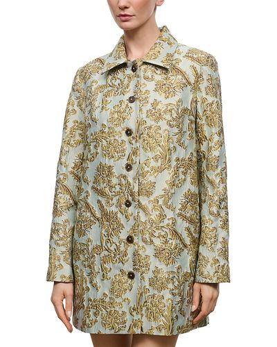 Staud Staud Halton Metallic Printed Jacket