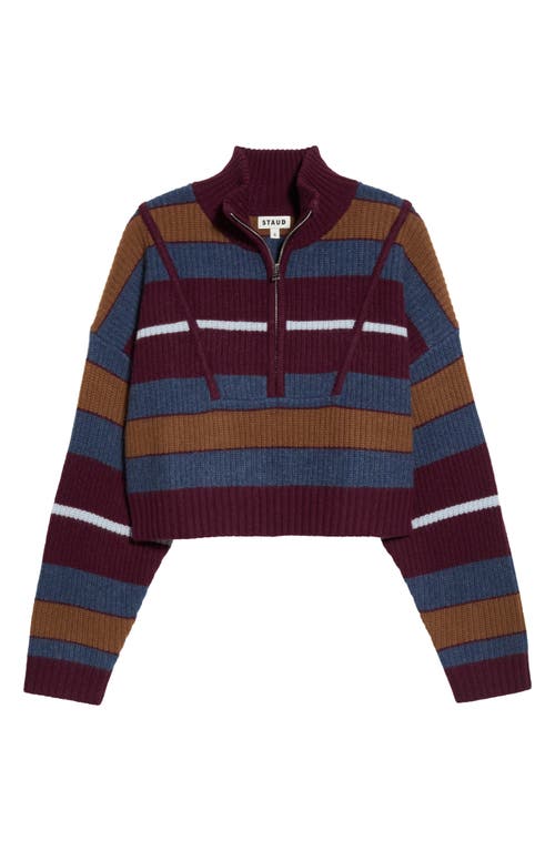 STAUD STAUD Hampton Cropped Cashmere Sweater