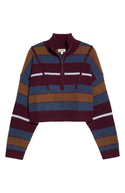 STAUD STAUD Hampton Cropped Cashmere Sweater