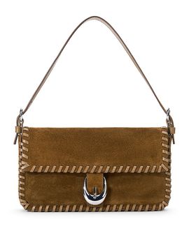 Staud Staud Harlow Suede Top Handle Bag