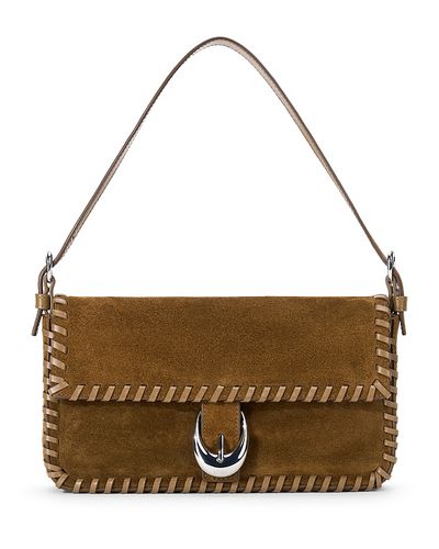 Staud Staud Harlow Suede Top Handle Bag