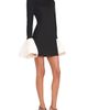 STAUD STAUD Hawthorne Contrast Cuff Long Sleeve Sheath Minidress - 3
