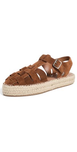STAUD STAUD Hemingway Fisherman Sandals Tabac