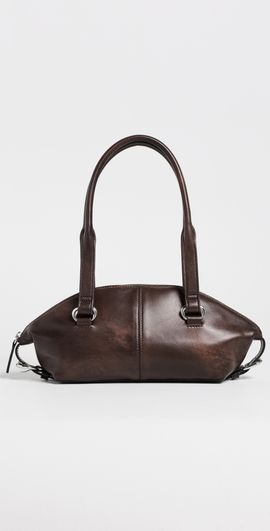 STAUD STAUD Hester Mini Shoulder Bag ESPRESSO DISTRESSED One