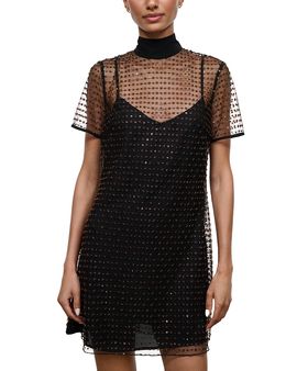 Staud Staud Ilana Embellished Mini Dress