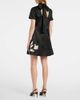 Staud Staud Ilana floral-appliquÃ© satin minidress - 3