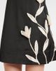 Staud Staud Ilana floral-appliquÃ© satin minidress - 5