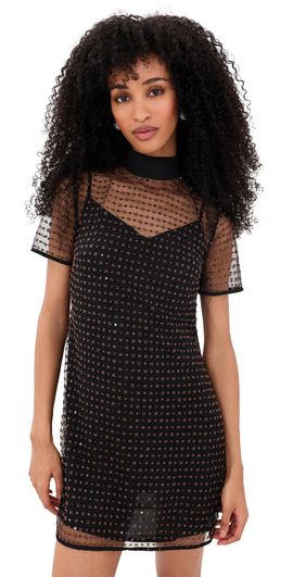 STAUD STAUD Ilana Mini Dress Good Night