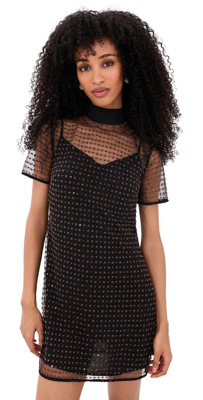 STAUD STAUD Ilana Mini Dress Good Night
