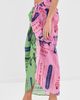 STAUD STAUD Inlet Sarong Parcel Print Pink One - 4