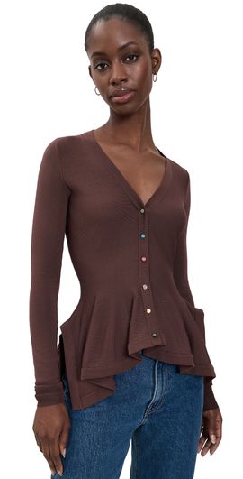STAUD STAUD Jamie Blouse Earth