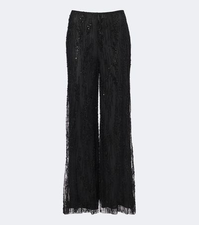 Staud Staud Jayden embellished wide-leg pants