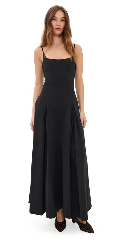 STAUD STAUD Jill Dress Black