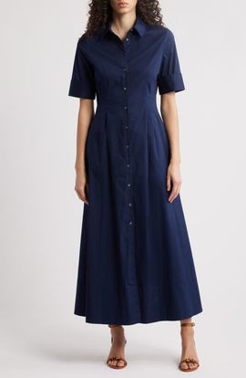 STAUD STAUD Joan A-Line Shirtdress