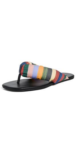 STAUD STAUD Juno Stripe Sandals Artist Stripe