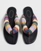 STAUD STAUD Juno Stripe Sandals Artist Stripe - 5