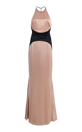 STAUD STAUD Katalina Satin Maxi Dress