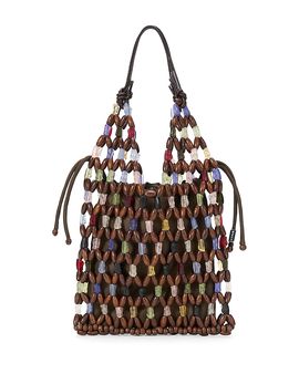 Staud Staud Kelly Beaded Bucket Bag