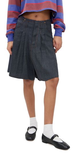 STAUD STAUD Knight Shorts Chambray