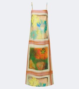 Staud Staud Laura floral linen maxi dress