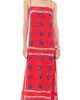 STAUD STAUD Laura Linen Dress Painted Foulard - 1