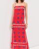 STAUD STAUD Laura Linen Dress Painted Foulard - 2