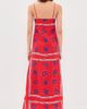 STAUD STAUD Laura Linen Dress Painted Foulard - 3