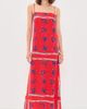 STAUD STAUD Laura Linen Dress Painted Foulard - 6