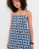 STAUD STAUD Laura Linen Mini Dress Seahorse - 2