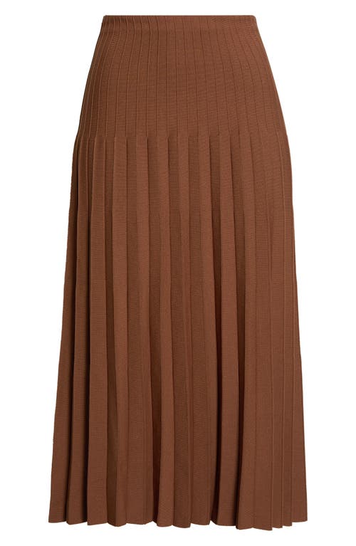 STAUD STAUD Lena Pleated Knit Maxi Skirt